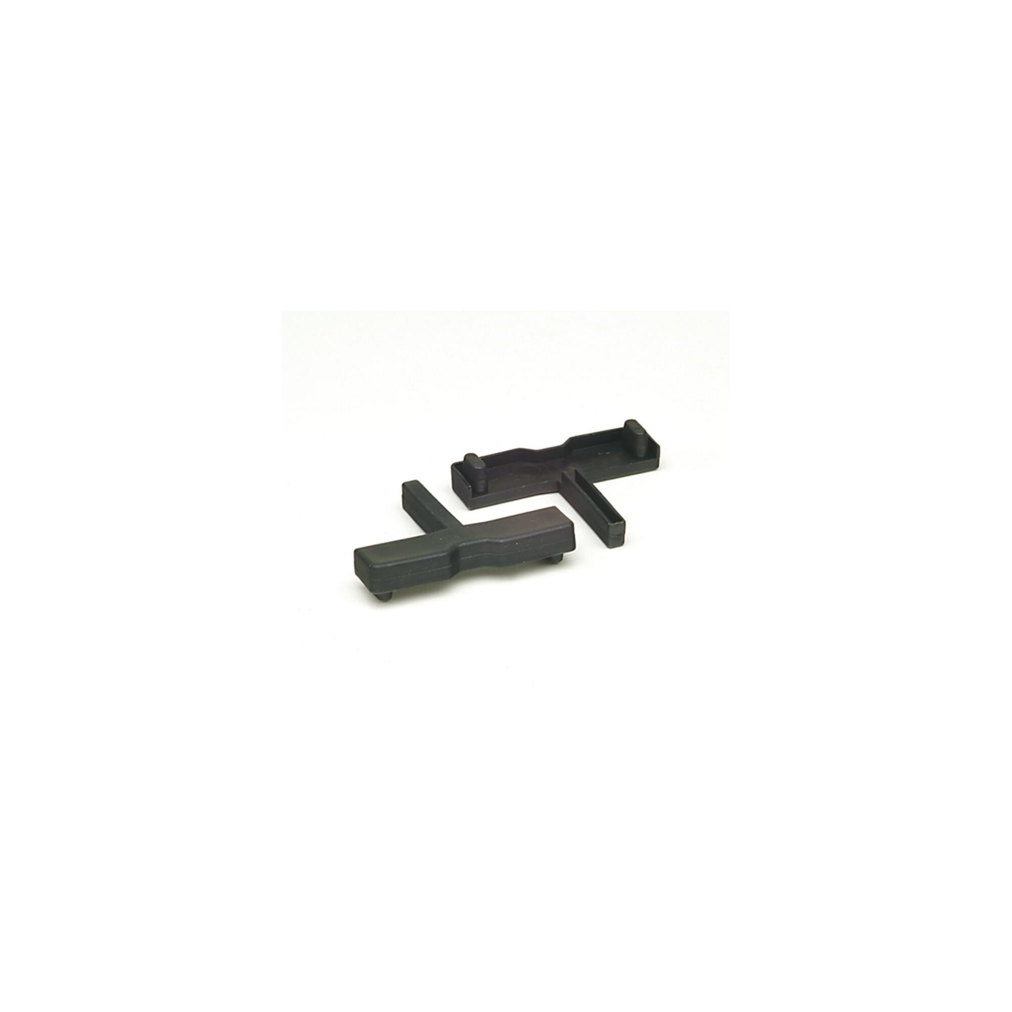 Regalwerk BERT-Kunststoffkappe schwarz Fuss und Abdeckkappe für Rahmenstützen (B3-30103-E)