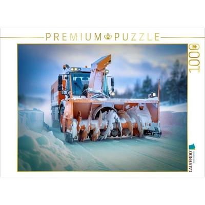 CALVENDO Puzzle Schnee ist nur Rohmaterial, für pure Kraft. | 1000 Teile Lege-Größe 64 × 48 cm Foto-Puzzle für glückliche Stunden, von , Calvendo