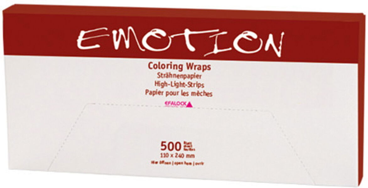 500 Stück Efalock Emotion Coloring Wraps