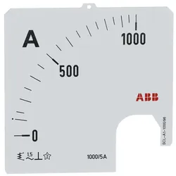 ABB SCL-A1-1000/96 Amperemeter Skale Stromwandleranschluss 1000/5A 2CSG113339R5011 SCLA1100096