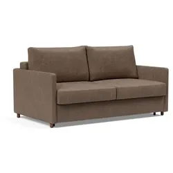 INNOVATION LIVING Schlafsofa Neah Slim Stoff Cedar Brown 160 cm
