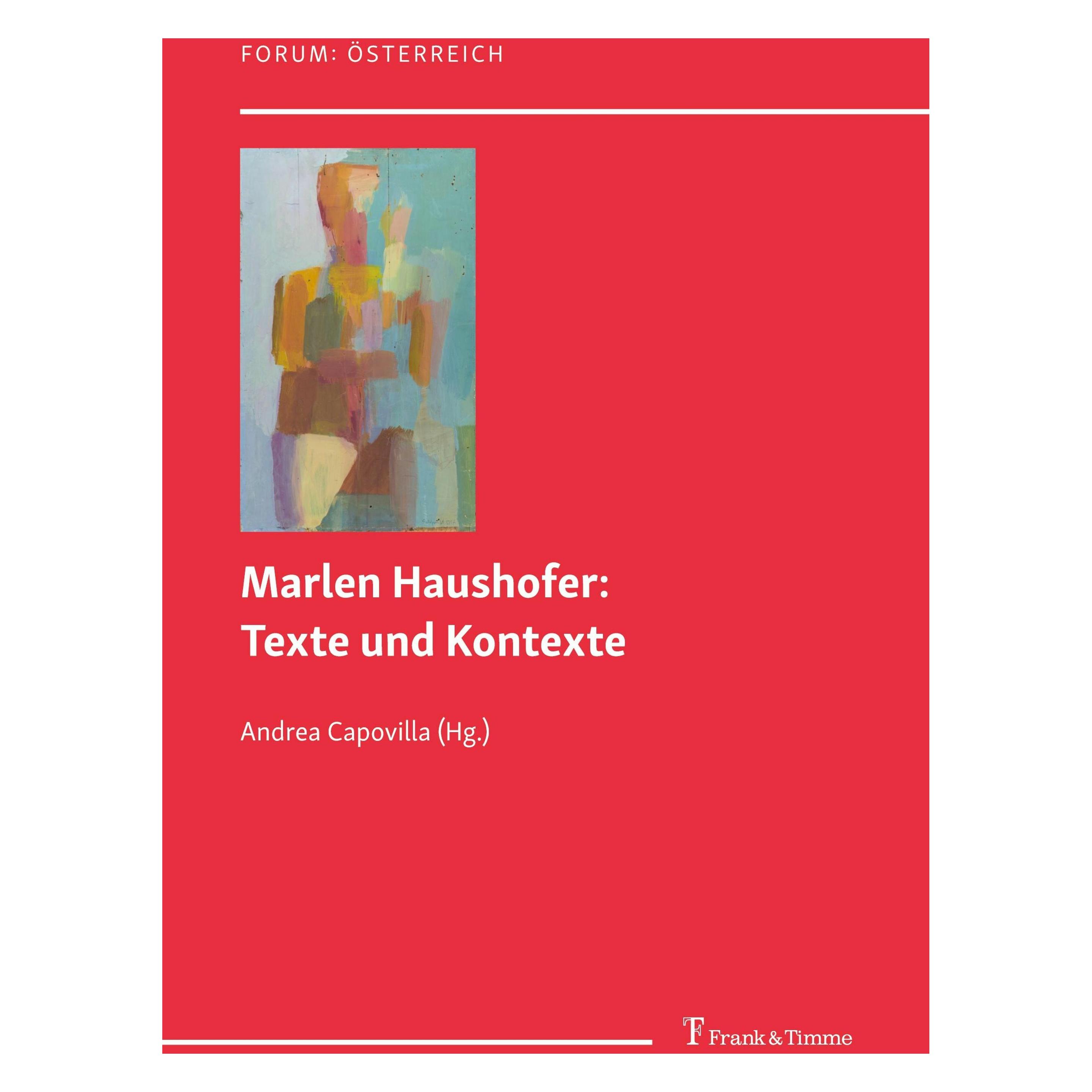 Frank & Timme Marlen Haushofer: Texte und Kontexte (Deutsch, Englisch, Softcover) (39008374)