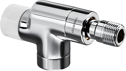 OventropThermostatventil Baureihe E 1163252 DN15, 1/2", PN10, Axial, verchromt
