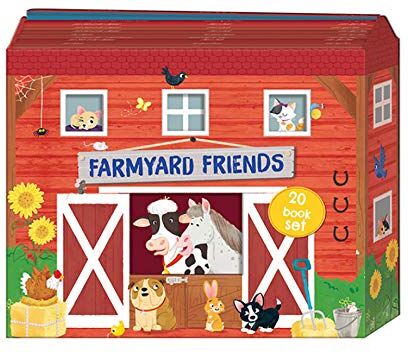 Little Tiger Press Farmyard Friends 20 Books Collection Set - Various Authors - Paperback Picture Books - Ages 0-5 - Chicken Licken, Three Little Pigs & More