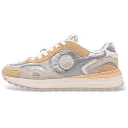 Colmar für Damen. HUNT-T Wildleder-Sneaker Hunt Twinkle, silber, beige (39), Wohnung, Schnürsenkel, Lässig