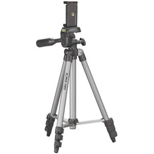 Cullmann Stativ Alpha 1000 mobile, Höhe bis 106cm, für Smartphone & Kamera, mit 3-Wege-Kopf, Dreibein
