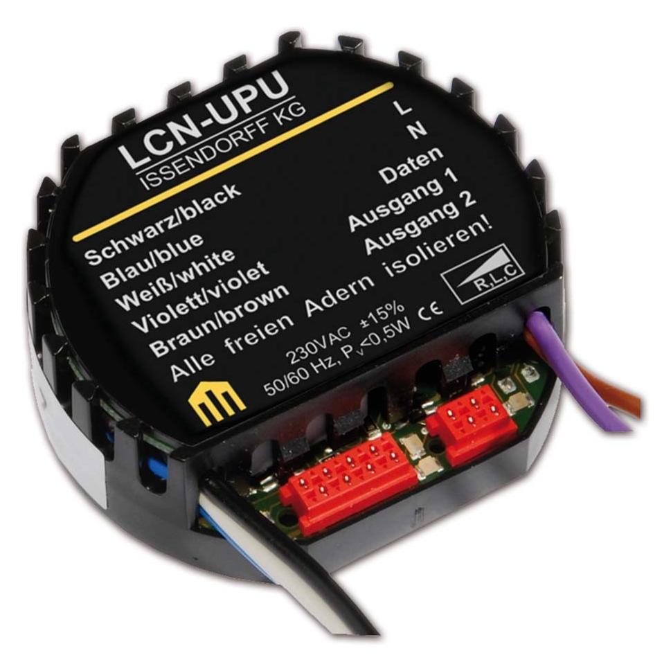Issendorff Unterputz-Modul 230V, 2 LCN - UPU Ausg. Phasen AB-und AN-schnitt (30259)