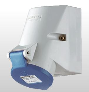 Mennekes 16A3P 6H230V wanddoos 1720 TwinCONTACT met IP44 beschermingsgraad