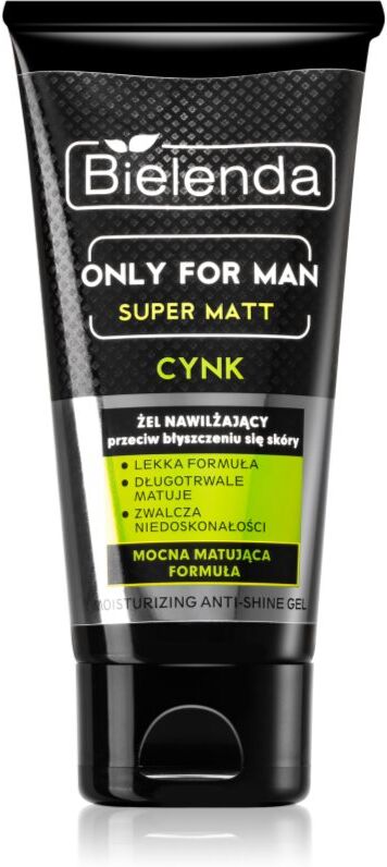 Bielenda Only M Super Mat Feuchtigkeitsgel gegen ein glänzendes Gesicht und erweiterte Poren 50 ml