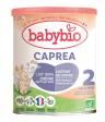 Babybio Caprea 2 Formule au Lait de Chèvre de 6 à 12 Mois Bio 400 g - Boîte