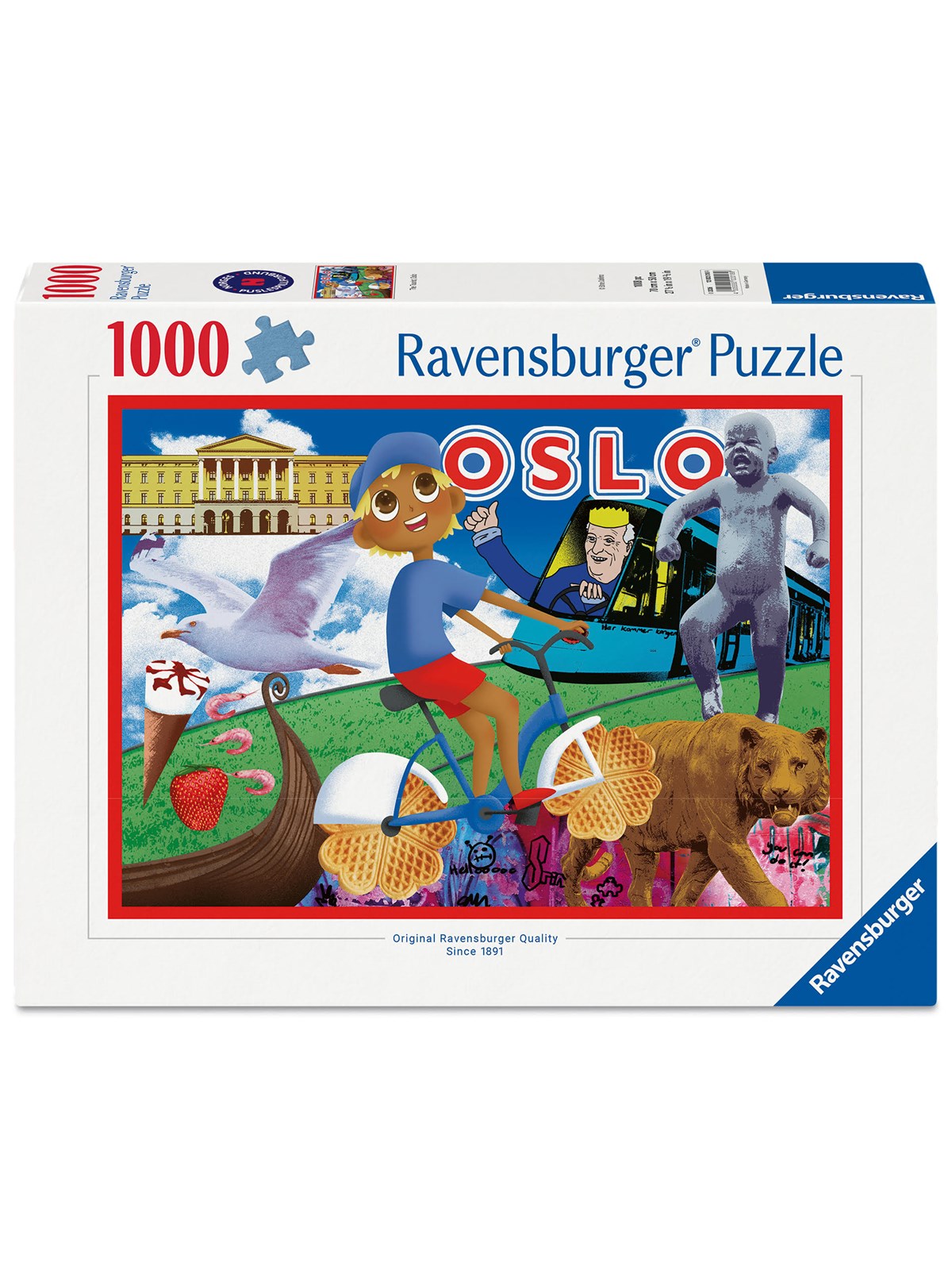 Ravensburger Der Tourist,Olso 1000-teiliges Puzzle - EMBARGO for SM