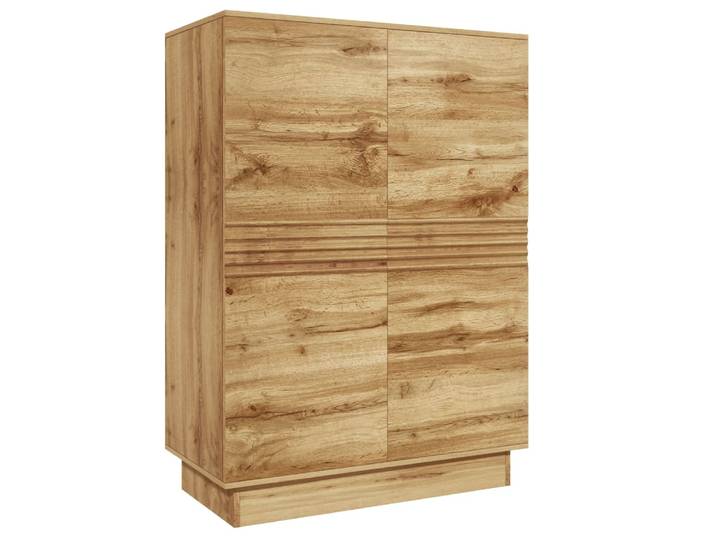 Armoire avec 2 portes effet chêne