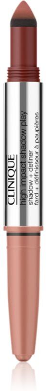 Clinique High Impact™ Shadow Play eyeshadow stick double shade Strawberry + Chocolate 1.9 g