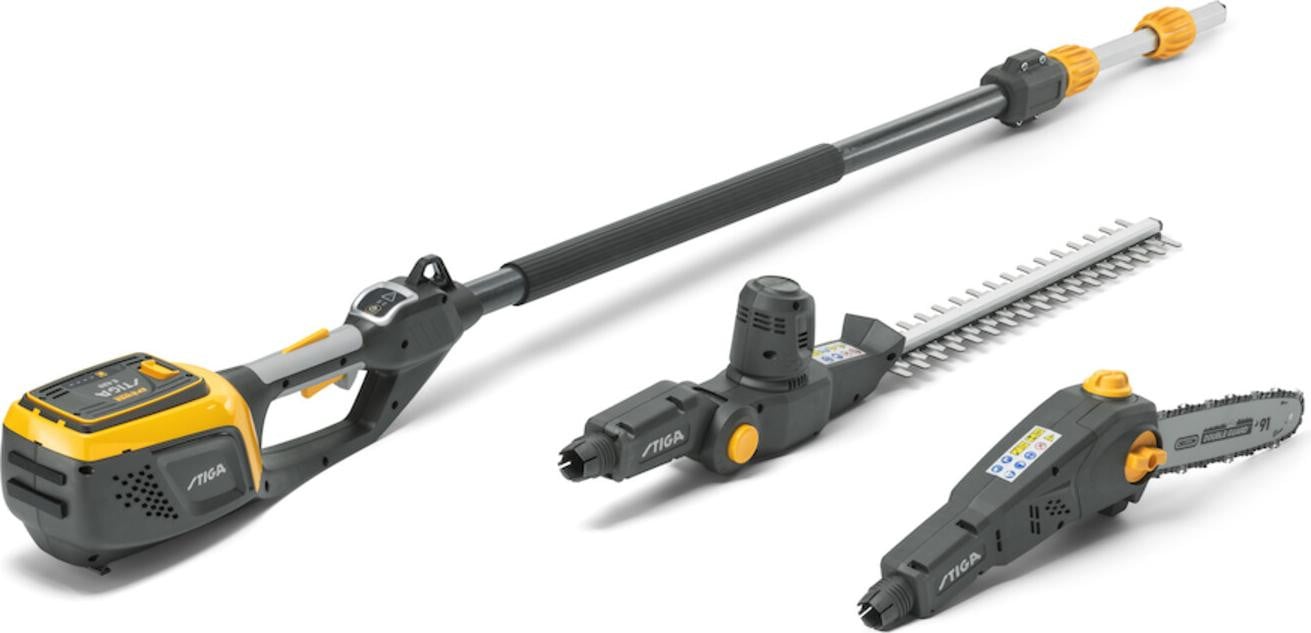 Stiga Accu-multitool MT 500e met heggenschaar en hoogsnijder, telescopisch, zonder accu