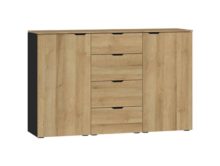 Kommode Arena Beimöbel Eiche Dekor Holzwerkstoff B 135 H 87 cm - Kommode
