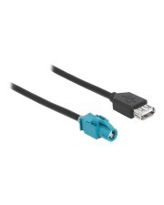 Delock Kabel HSD Z Buchse zu USB 2.0 Typ-A Stecker 1 m (90502)
