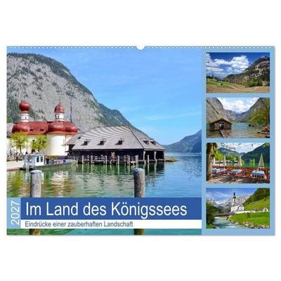 Im Land des Königssees (Wandkalender 2027 DIN A2 quer), CALVENDO Monatskalender