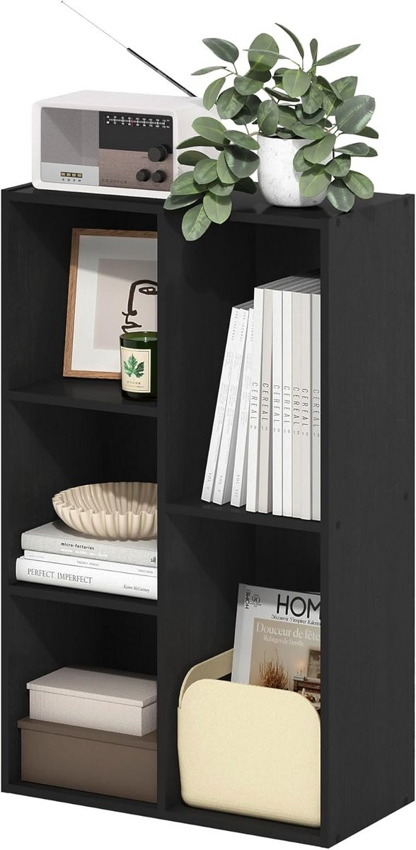 Multifunctioneel Omkeerbaar Displayrek en Boekenkast met Open Plank