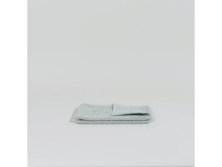 Blaues Handtuch aus Bio-Baumwolle, 30 x 50
