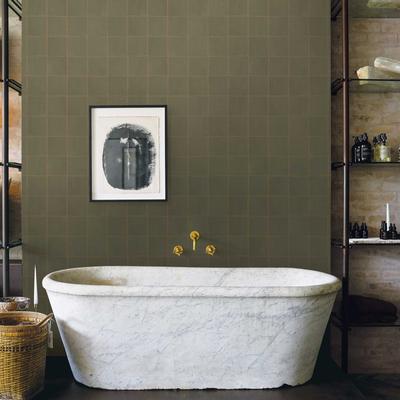 Tempaper Zellige Tile Peel and Stick Wallpaper By Jeremiah Brent