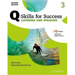 Q: Skills for Success 3: Listening & Speaking Student Book with iQ Online, Schulbücher von Miles Craven, Kristin Donnalley Sherman