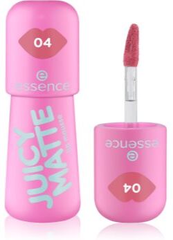 Essence JUICY MATTE batom de espuma com efeito matificante tom 04 Dreamy Blossoms 2.7 ml. JUICY MATTE