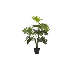 Palme getopft   , grün , Kunststoff , Maße (cm): H: 100