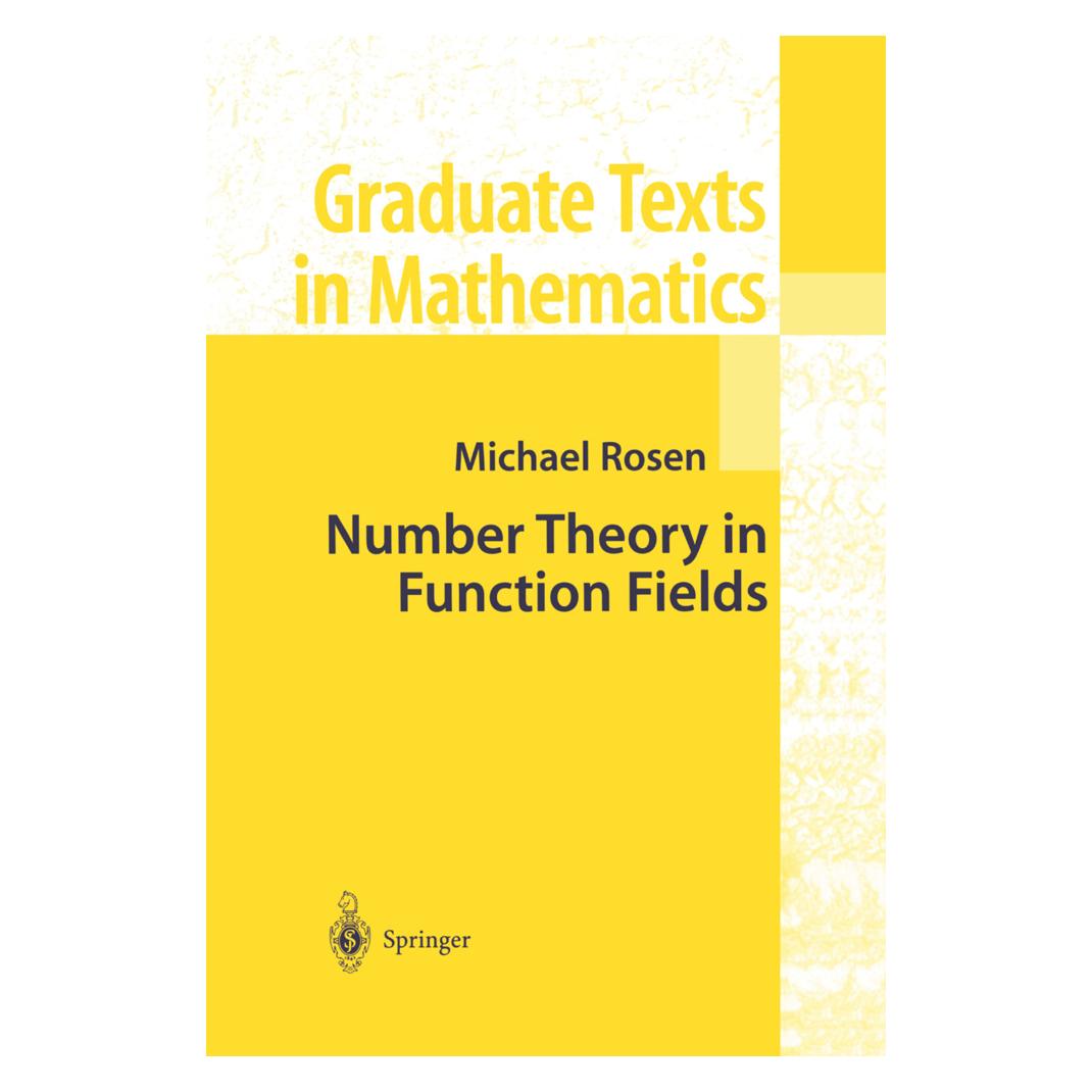 Springer Number Theory in Function Fields (Englisch, Softcover, Michael Rosen) (55382708)