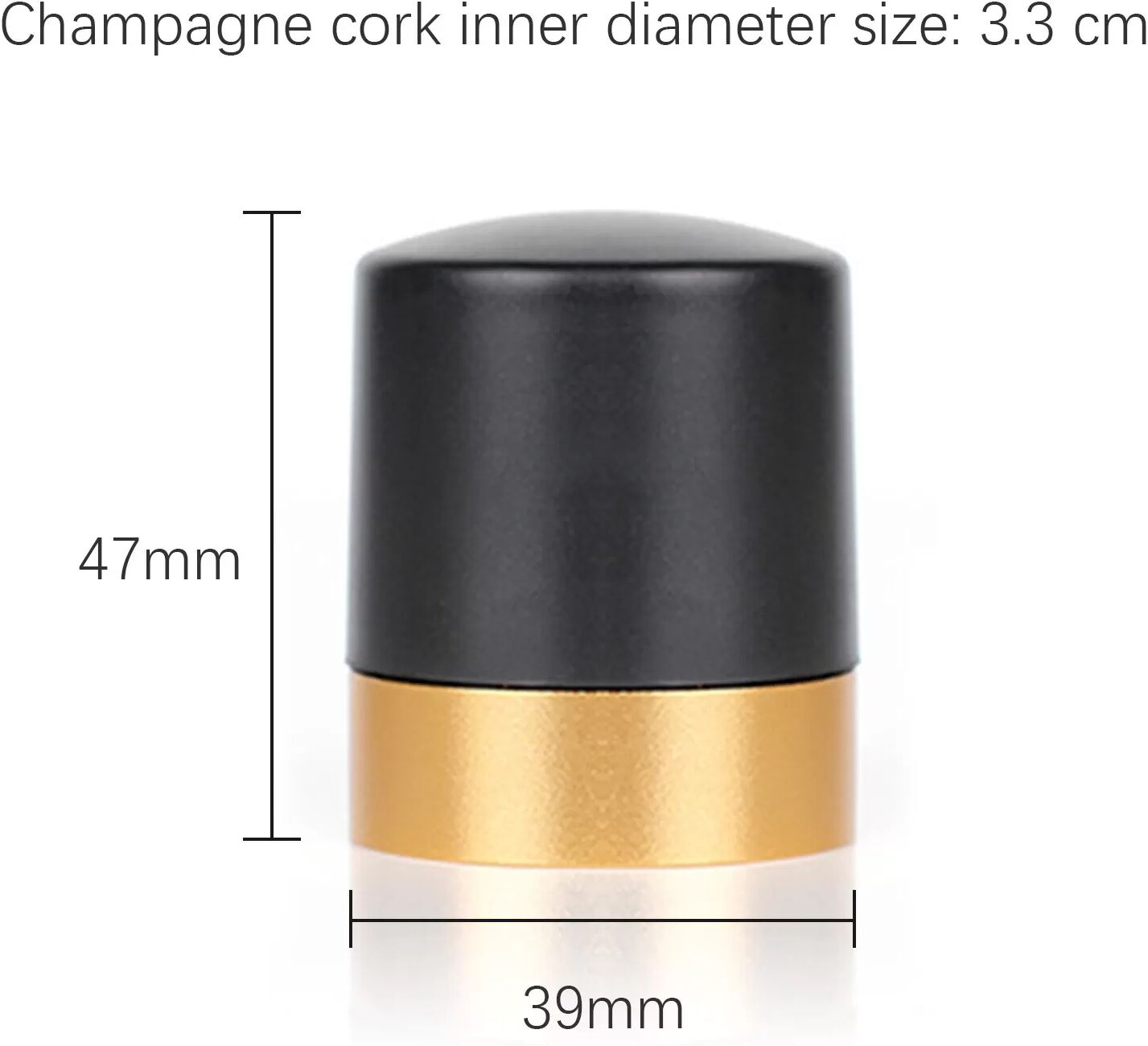 INF Bouchon de champagne étincelant bouteille économiseur