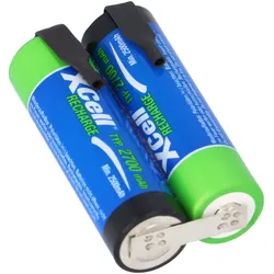 2er Reihe Akkupack mit Lötfahne AA Mignon 2,4V 2700mAh