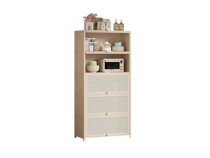 L8p2B5s7 Küchenschrank mit integriertem Stauraum für Kaffee, Tee und andere Getränke, Wandmontage, klein