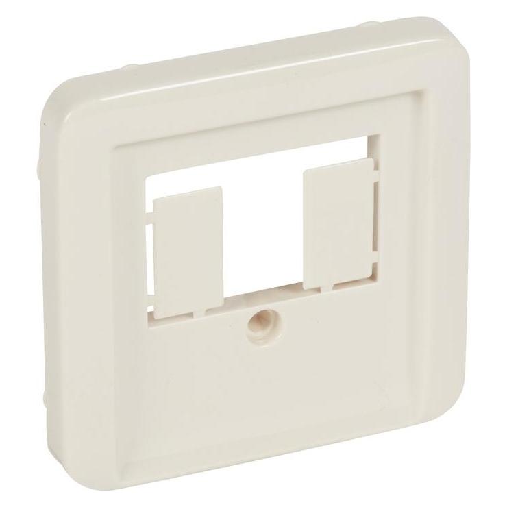 Legrand Abdeckung Telefon Telefondose Creo Farbe: Mandelweiss 776090 (776090)