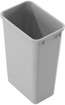 Dowell 50 Quart/12.5 Gallon Wastebasket Trash Container - Plastic, Stackable