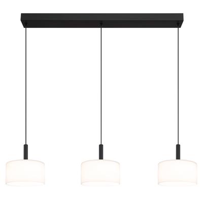 GLOBO LIGHTING LED Pendelleuchte "TRENTON", weiß (schwarz), 1 Stk., Leuchten, Hängelampe/Hängeleuchte/Wohnzimmer/Esstisch/elegant, LED Pendelleuchte