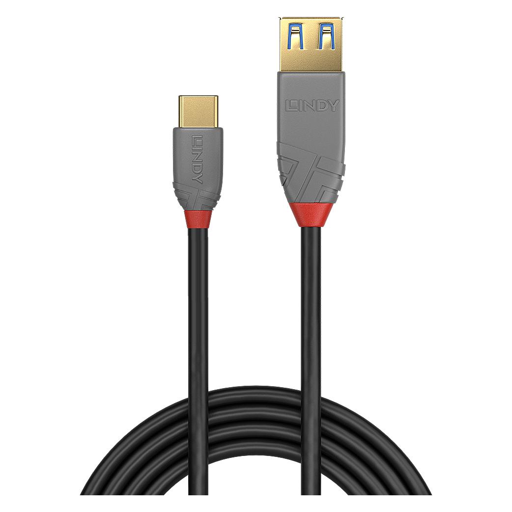 Lindy USB C - USB A (0.15 m, USB 3.2 Gen 2) (36895)