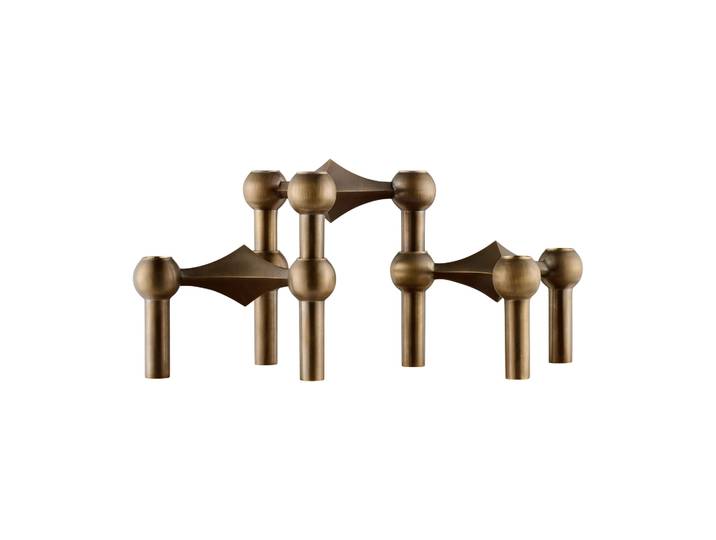 STOFF Nagel STOFF Nagel Kerzenhalter 3er-Pack Bronzed brass