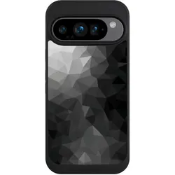 Nivocase Handyhülle für Google Pixel 9 Pro Hülle NIVOpure Case Schwarz Mosaik Muster Tarnmuster (Google Pixel 9 Pro), Smartphone Hülle, Schwarz