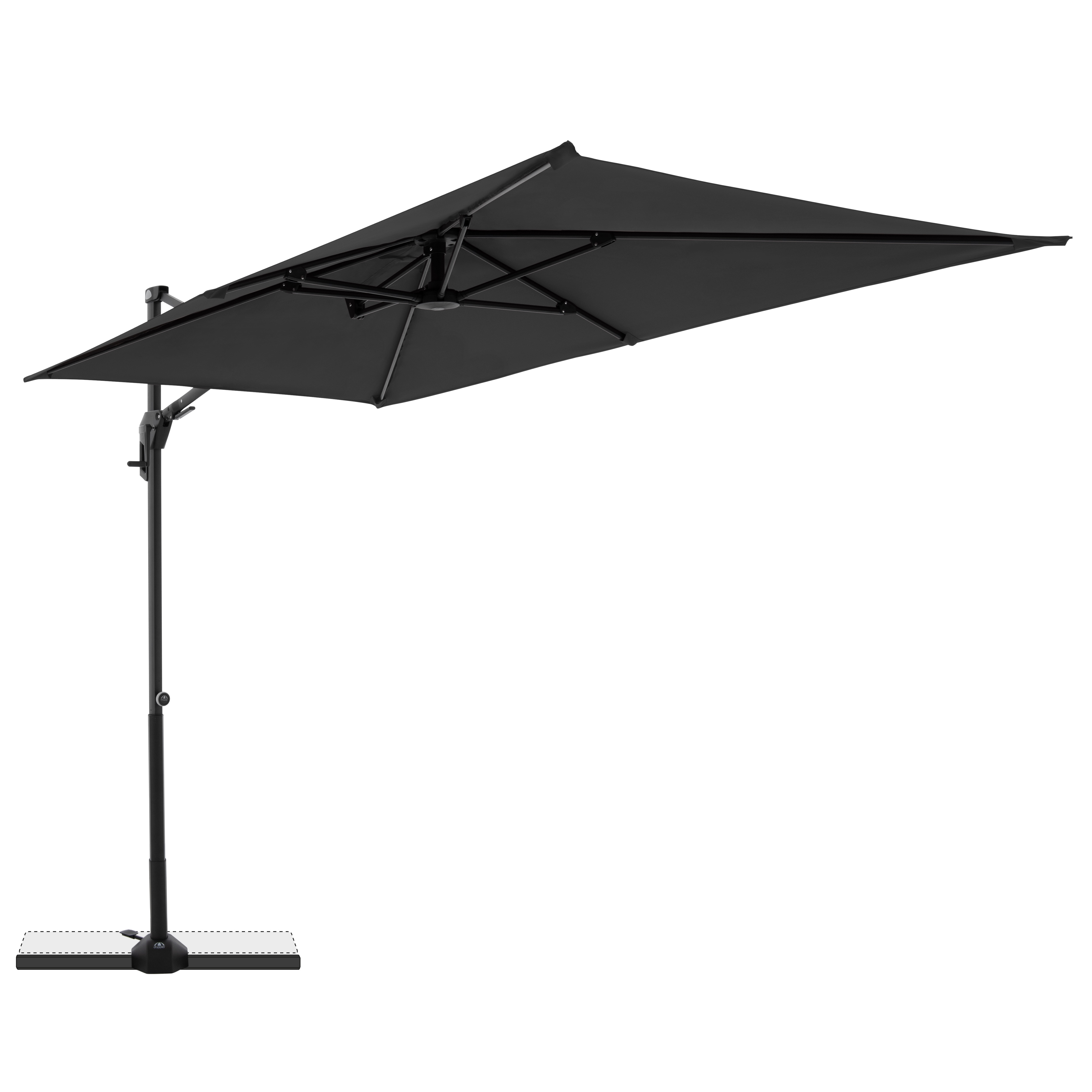 DOPPLER Pendelschirm ACTIVE GreenEdit. City 240x145 cm,anthrazit 16966642