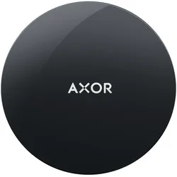 Hansgrohe AXOR ShowerSelect ID Thermostat HighFlow rund Edelstahl Optic, flache Rosette, einfache Installation, Sicherheitssperre bei 40°C