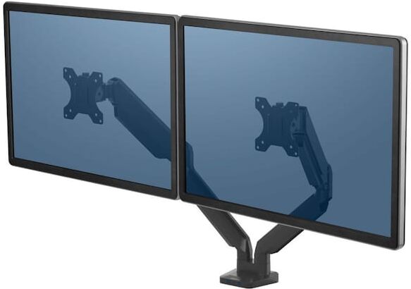 Monitorarm FELLOWES Platinum gas dubbel