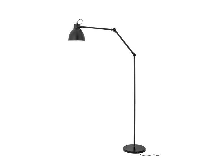 Stehlampe Riven – in der Farbe Schwarz mit Messingdetails - Schwarz - Luxusbetten24
