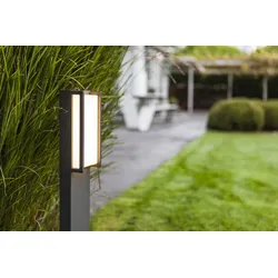 Lutec 7193001118 LED Außenstehleuchte Qubo 1x18W | 3000K | IP54