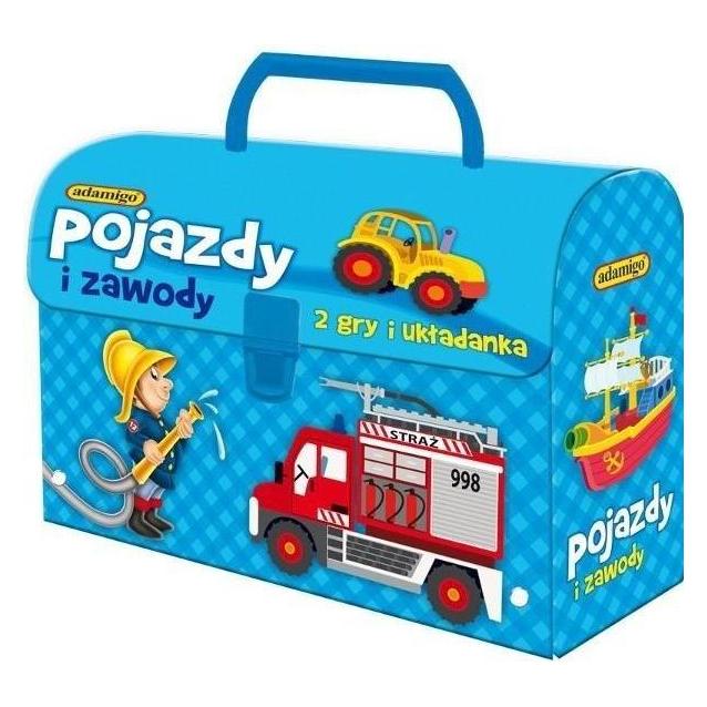 Adamigo Gra Kuferek Pojazdy i Zawody (1 - 4 Spieler) (G-6472)