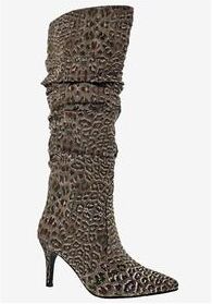 Women's Amp Boots by Bellini in Gold Multi Leopard (Size 9 M)