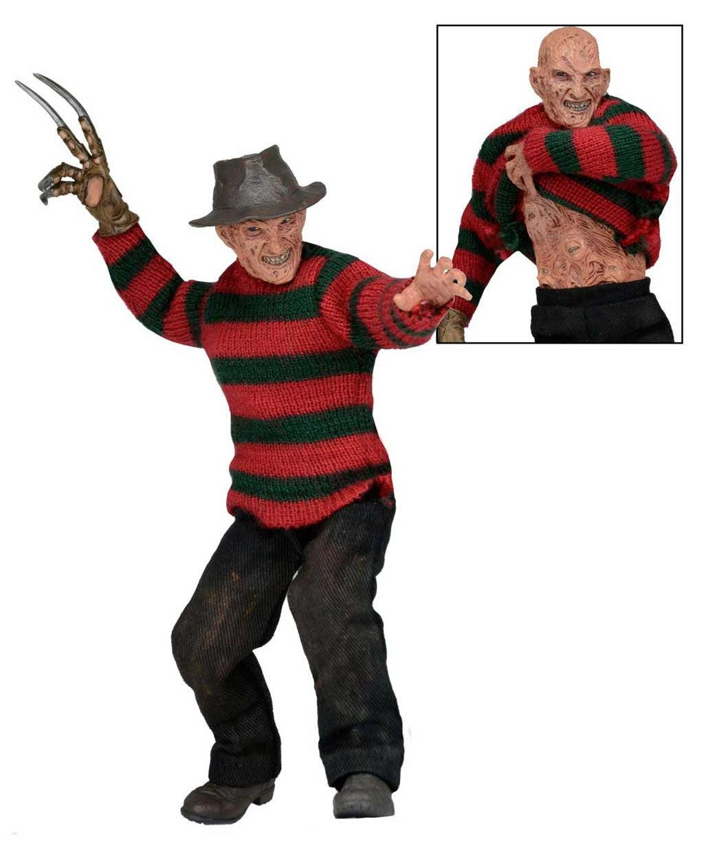 NECA Nightmare on Elm Street 3 Freddy Krueger actiefiguur, 20 cm