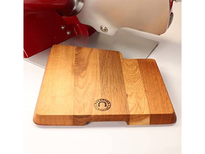 Palatina Werkstatt® Schneidebrett Einlegebrett für Aufschnittmaschine Berkel Home Line 200 absolut passgenau aus recyceltem Fassholz von Hand gefertigt VK: 159,- €