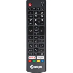 Berger Infrarot-Fernbedienung für Smart TV
