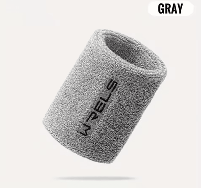 Inspire Curations Sports Wrist Sweatbands Stretchable Quick Dry Wristbands For Fitness And Workouts light Grey