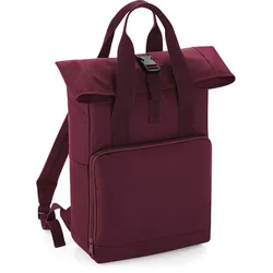 BagBase Roll-Top Rucksack mit Doppelgriff BG118 burgundy 28 x 38 x 12 cm