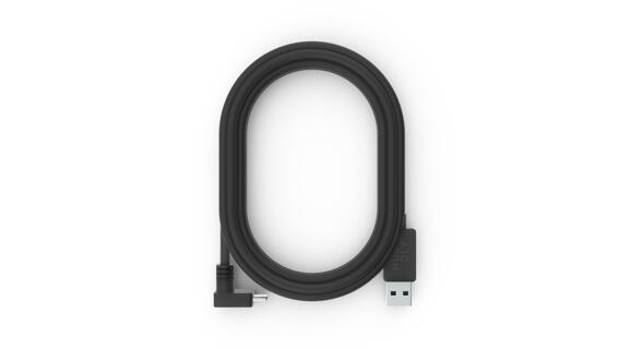 Huddly USB 3.0 Kabel – 5 m USB-C (gewinkelt) zu USB-A 7090043790368